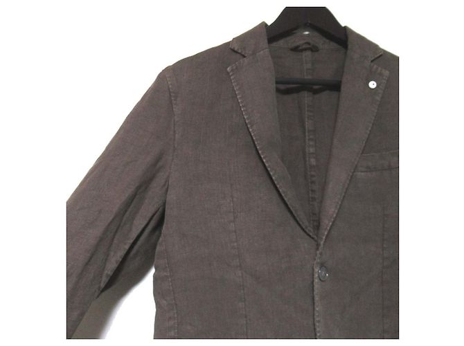 Autre Marque Conjunto de traje de lino L.B.M.1911 Castaño - vista 4
