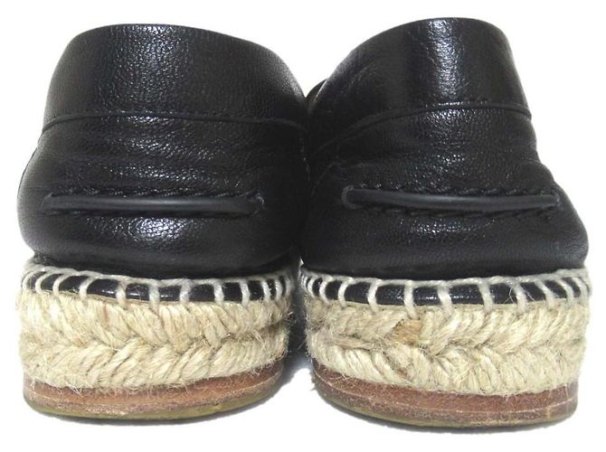 Hermès Hermes Trip Espadrille37 Slip-on Shoes Nero - vista 3