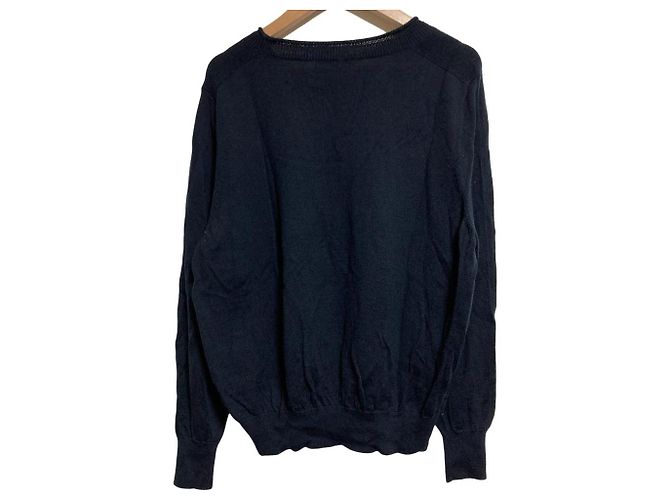 Autre Marque 23ku Tweed-Strickpullover Schwarz - Ansicht 2