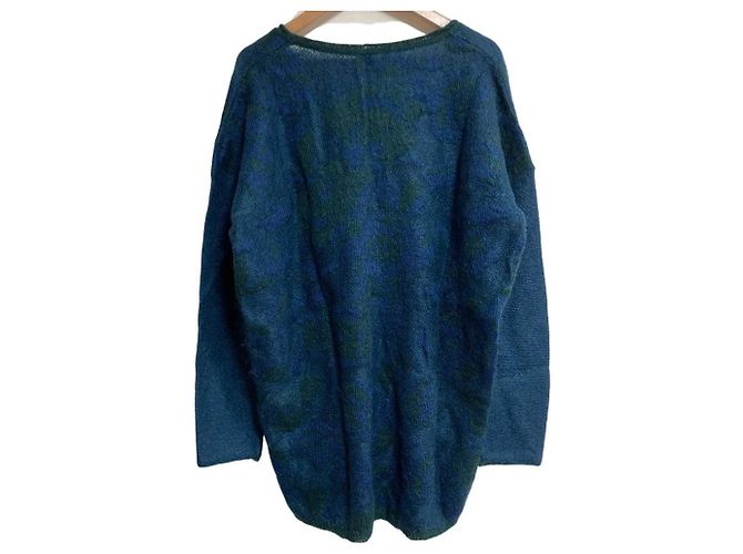 Autre Marque Jersey de mohair MAX&CO con cuello en V Verde - vista 2