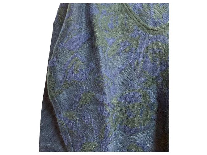 Autre Marque Jersey de mohair MAX&CO con cuello en V Verde - vista 3