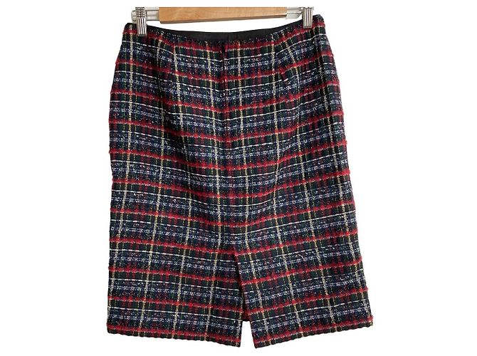 Autre Marque Falda de tweed 23ku Jules Tournier Roja - vista 2