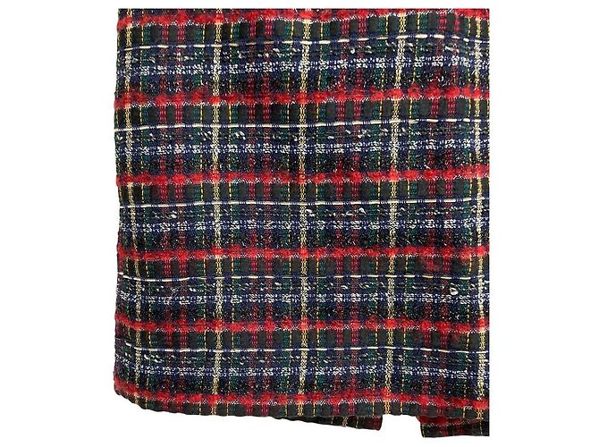 Autre Marque Falda de tweed 23ku Jules Tournier Roja - vista 3