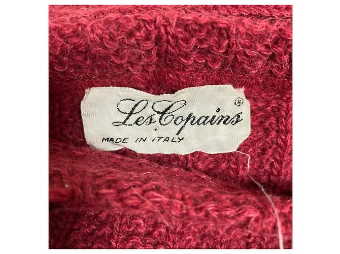 Autre Marque Les Copains Alpaka-Strickpullover Braun Bordeaux - Ansicht 4