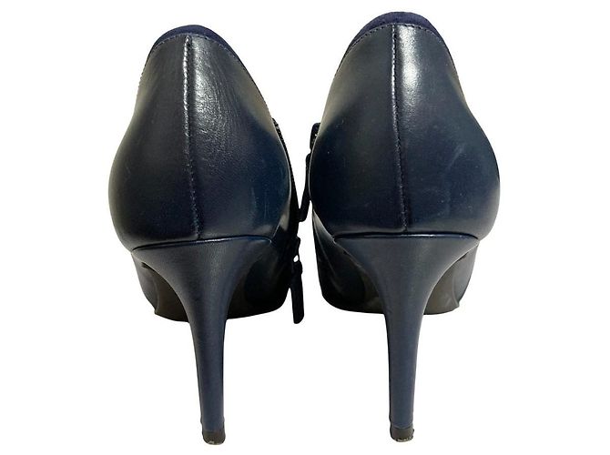 Autre Marque Cole Haan LIZETTE SHOOTIE 2 Wildleder-Bootie Blau Marineblau - Ansicht 5