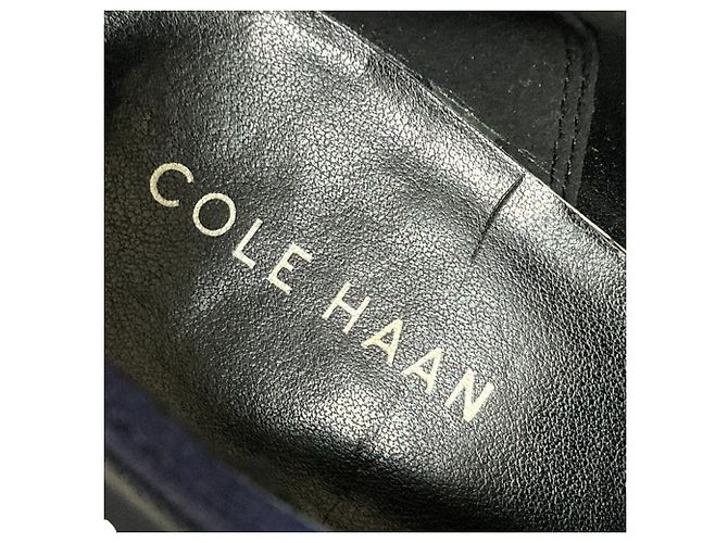 Autre Marque Cole Haan LIZETTE SHOOTIE 2 Wildleder-Bootie Blau Marineblau - Ansicht 6