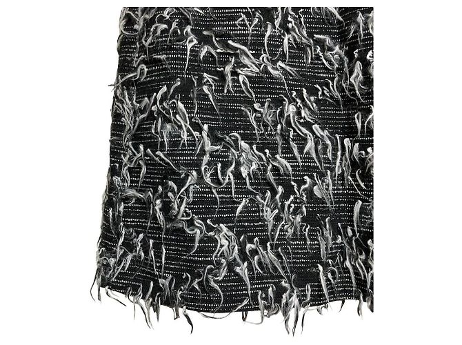 Autre Marque Falda de tweed Mystrada Negro - vista 2