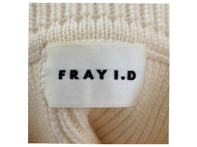 Autre Marque FRAY I.D Strickkleid Beige - Ansicht 5
