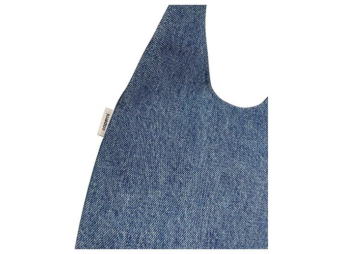 Autre Marque Borsa Tote Coperni Heart Denim Blu - vista 3