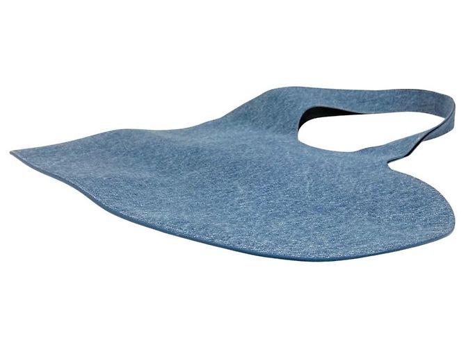 Autre Marque Borsa Tote Coperni Heart Denim Blu - vista 4