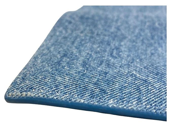 Autre Marque Borsa Tote Coperni Heart Denim Blu - vista 5