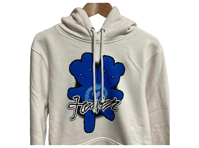 Marc Jacobs Heaven Fleece Pullover Hoodie Weiß Aus weiß - Ansicht 4