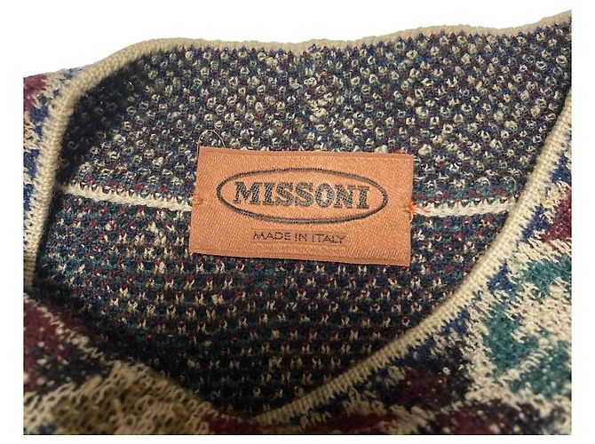 Autre Marque Missoni Wollpullover mit Rollkragen Mehrfarben - Ansicht 5