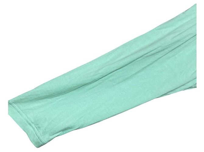 Autre Marque ENFOLD CAMISETA DE MANGA LARGA ASIMÉTRICA CON DRAPEADO Verde - vista 3