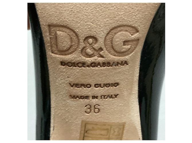 Dolce & Gabbana Pumps aus Lackleder Schwarz - Ansicht 11