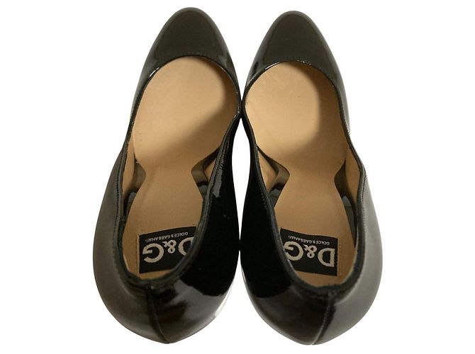 Dolce & Gabbana Pumps aus Lackleder Schwarz - Ansicht 5