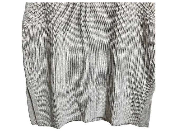 Top sin mangas de punto crochet Theory luxe BROOME TULLY - vista 4