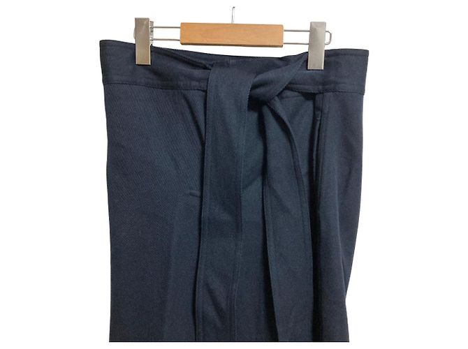 Autre Marque Pantalon en gaze de laine Drawer Noir - vue 2