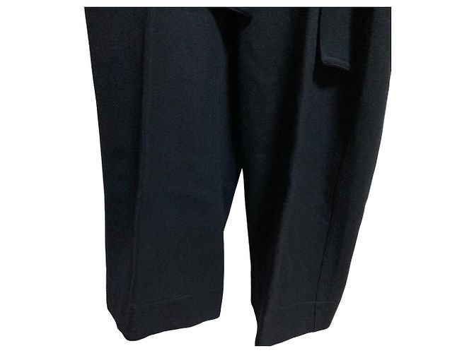 Autre Marque Pantalon en gaze de laine Drawer Noir - vue 3