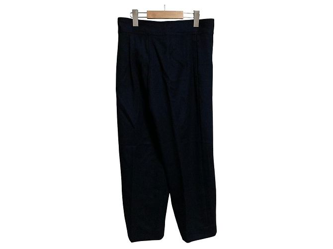 Autre Marque Pantalon en gaze de laine Drawer Noir - vue 4