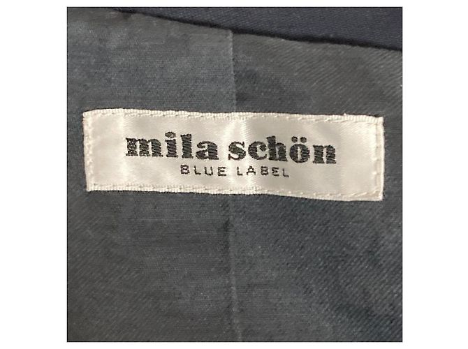 Mila Schön mila schon Houndstooth 2way Trench Coat Kleid Set Grün Khaki - Ansicht 14