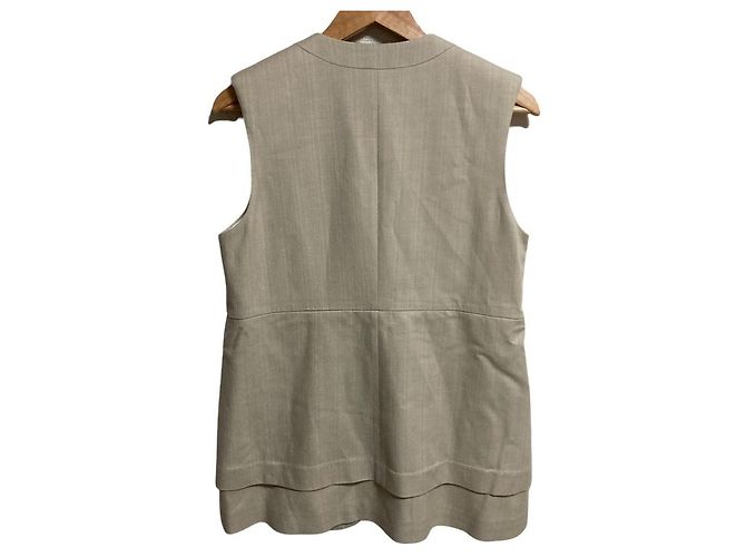 Autre Marque la veille by SUPERIOR CLOSET Chaleco superpuesto Beige - vista 2