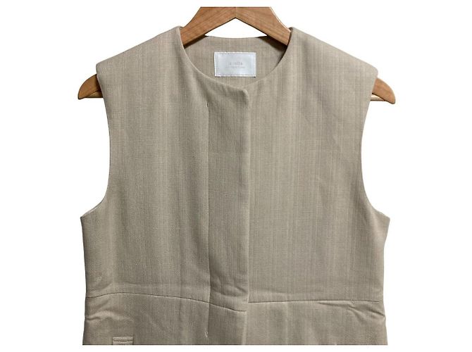 Autre Marque la veille by SUPERIOR CLOSET Chaleco superpuesto Beige - vista 3
