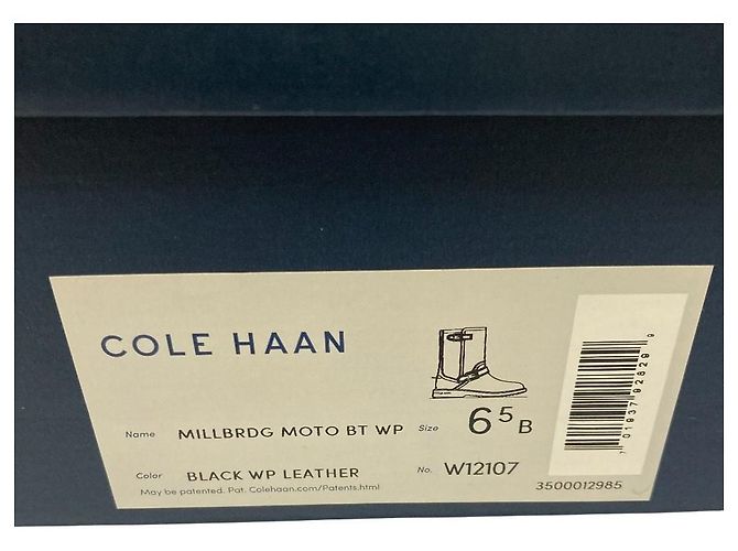 Autre Marque Botas impermeables Cole Haan Millbridge Moto Negro - vue 10