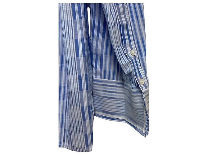 Autre Marque Camicia combinata trasparente EENK Blu - vista 6