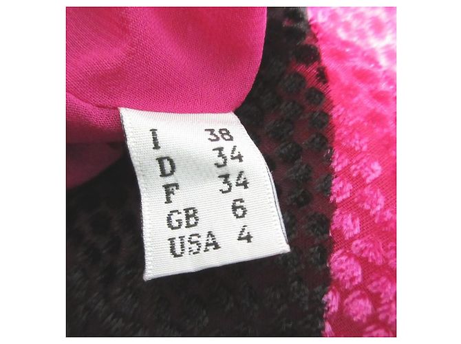 Boutique Moschino Strekleid Schwarz Pink - Ansicht 8