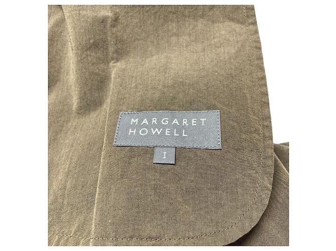 Autre Marque Falda de chambray de algodón MARGARET HOWELL Verde - vista 5