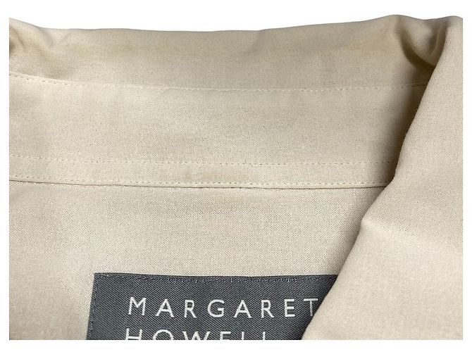 Autre Marque Camisa de voile de algodón MARGARET HOWELL Beige - vista 10