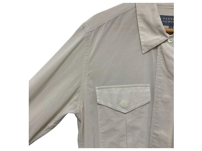 Autre Marque Camisa de voile de algodón MARGARET HOWELL Beige - vista 5