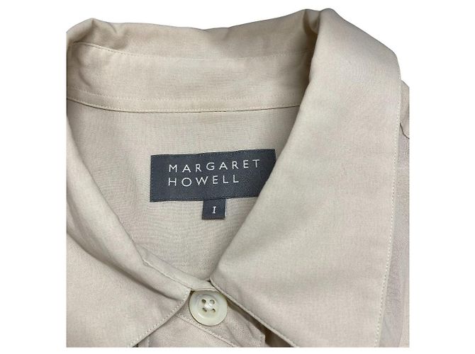 Autre Marque Camisa de voile de algodón MARGARET HOWELL Beige - vista 6