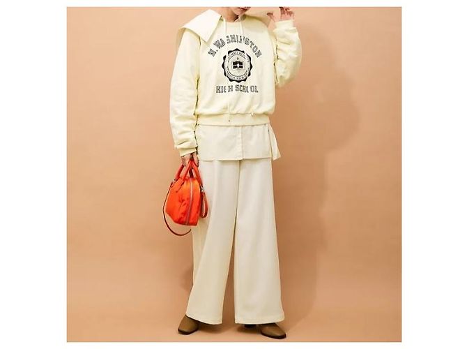 Autre Marque ADAM ET ROPE GAS21150 Polyesterhose Weiß Aus weiß - Ansicht 3