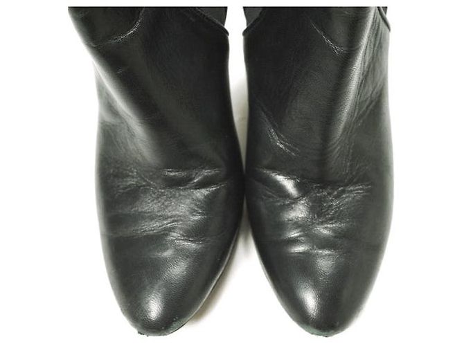 Autre Marque Fabio Rusconi Side Gore Lederstiefeletten Schwarz - Ansicht 5