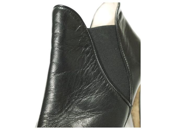 Autre Marque Fabio Rusconi Side Gore Lederstiefeletten Schwarz - Ansicht 6
