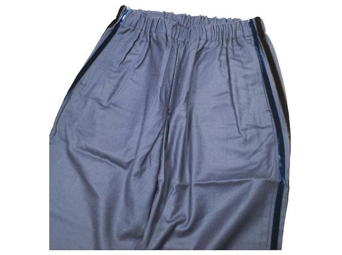Autre Marque un/unbient EASY TROUSERS BOOTS Pantalones de lana Super140s Azul - vista 4