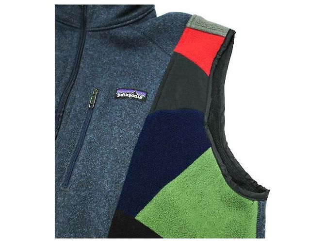 Autre Marque CHANGES REMAKE SWITCHING Fleece Vest Multicolor - vista 4