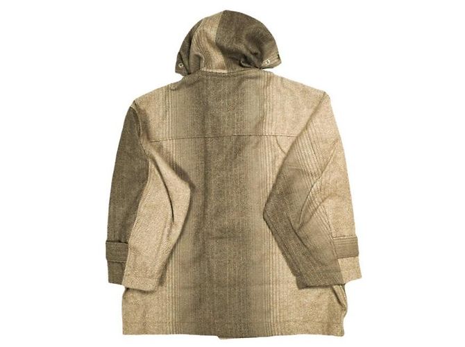 Autre Marque Needles DUFFLE COAT W/N HERRINGBONE MELTON Coat Castaño Camello - vista 2