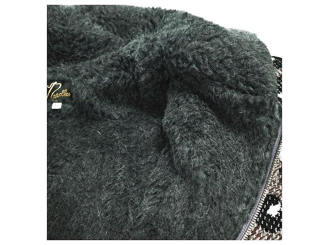 Autre Marque Chaqueta Irvin Flying Jacket Needles Big Leopard Jacquard Outerwear Castaño - vista 8