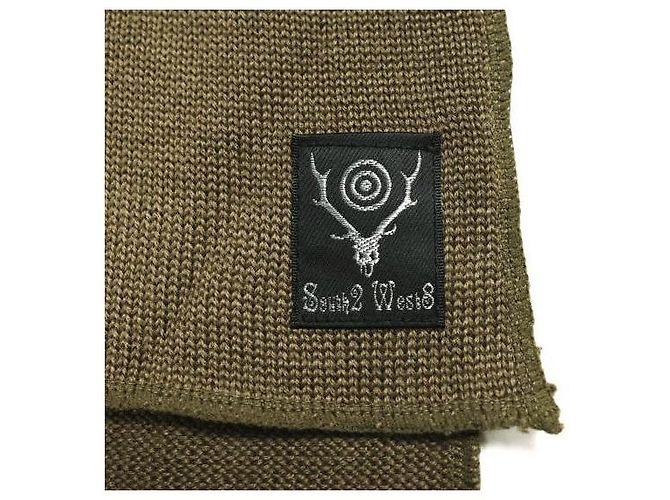 Autre Marque South2 West8 Dickey Turtle Knit Wool Acrylic Knitwear Marrone - vista 6