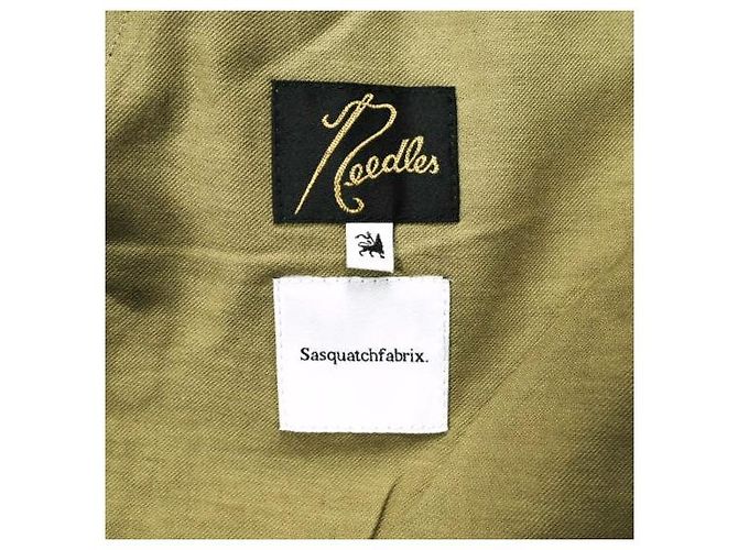 Autre Marque Needles × SASQUATCHfabrix. PAJAMA SET Conjunto de pijama de algodón y lino Amarillo Mostaza - vista 17