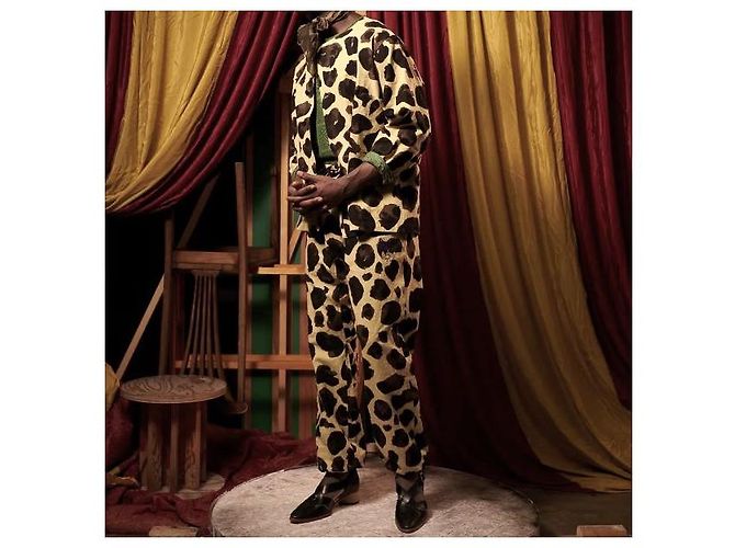 Autre Marque Needles × SASQUATCHfabrix. PAJAMA SET Conjunto de pijama de algodón y lino Amarillo Mostaza - vista 2