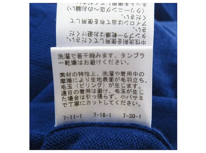 Autre Marque Spick and Span Logo Jacquard Strickpullover Blau - Ansicht 8