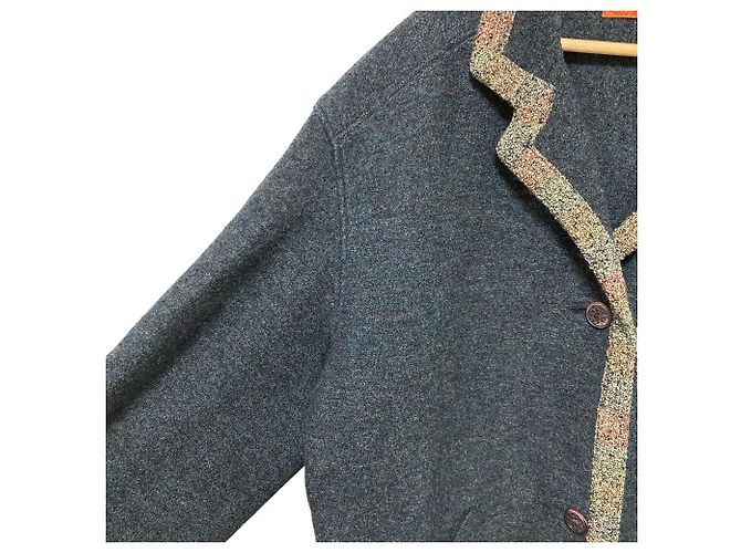Autre Marque Abrigo de lana Missoni Castaño - vista 5