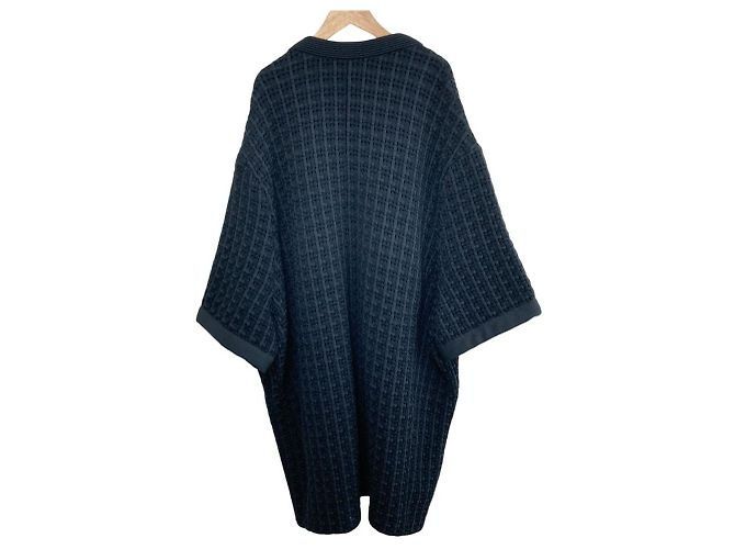 Autre Marque Abrigo vestido con bolsillos Azul Azul marino - vista 2