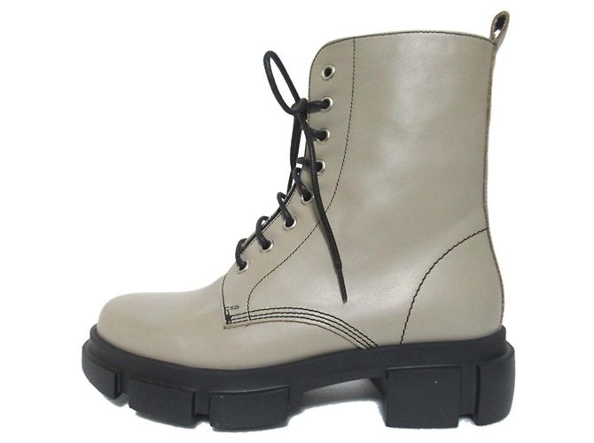 Autre Marque Pellico Sunny Plateauschnürstiefeletten Braun - Ansicht 2