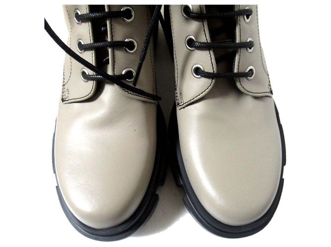 Autre Marque Pellico Sunny Plateauschnürstiefeletten Braun - Ansicht 5