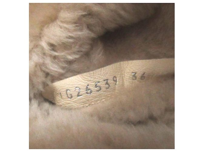 Chanel SPORTS Shearling-Stiefel Braun Grau - Ansicht 9